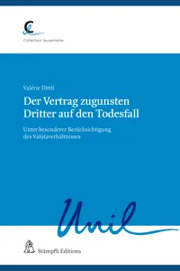 Der Vertrag zugunsten Dritter auf den Todesfall_cover