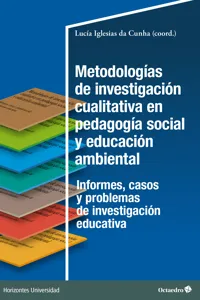 Metodologías de investigación cualitativa en pedagogía social_cover