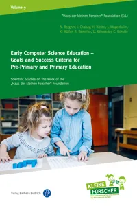 Early Computer Science Education – Goals and Success Criteria for Pre-Primary and Primary Education_cover