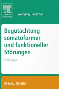 Begutachtung somatoformer und funktioneller Störungen_cover