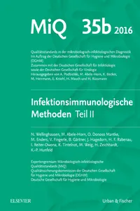 MIQ Heft: 35b Infektionsimmunologische Methoden Teil 2_cover