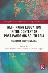 Rethinking Education in the Context of Post-Pandemic South Asia_cover