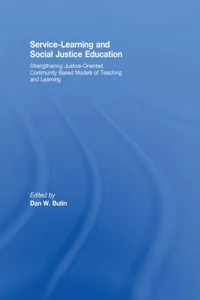 Service-Learning and Social Justice Education_cover