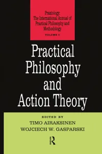 Practical Philosophy and Action Theory_cover