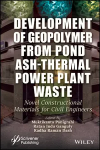 Development of Geopolymer from Pond Ash-Thermal Power Plant Waste_cover