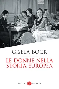 Le donne nella storia europea_cover