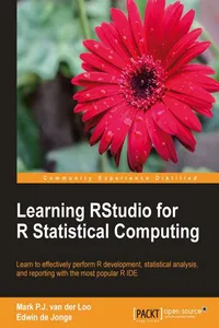 Learning RStudio for R Statistical Computing_cover