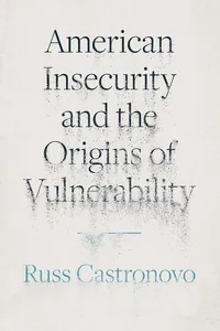 American Insecurity and the Origins of Vulnerability_cover