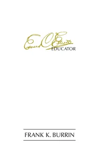 Edward Charles Elliott, Educator_cover