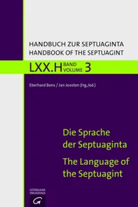 Die Sprache der Septuaginta_cover