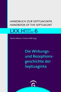 Die Wirkungsgeschichte der Septuaginta_cover