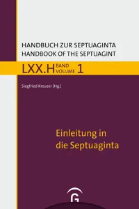 Einleitung in die Septuaginta_cover