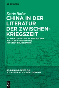 China in der Literatur der Zwischenkriegszeit_cover