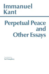 Perpetual Peace and Other Essays_cover