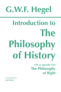 Introduction to the Philosophy of History_cover