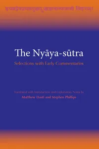 The Nyaya-sutra_cover