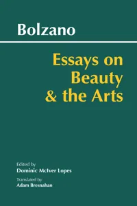 Essays on Beauty and the Arts_cover