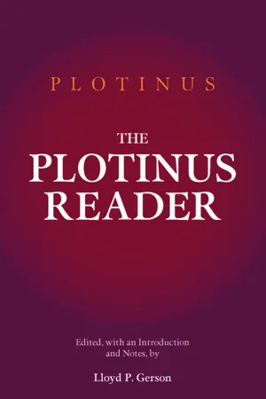 The Plotinus Reader