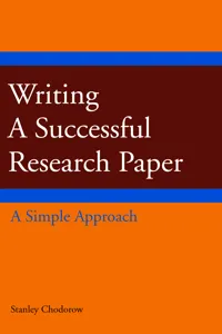 Writing a Successful Research Paper_cover