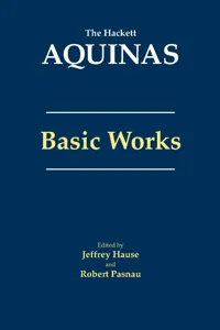 Aquinas: Basic Works_cover