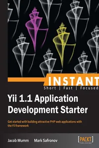 Instant Yii 1.1 Application Development Starter_cover