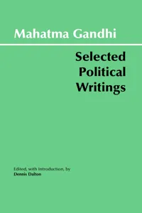Gandhi: Selected Political Writings_cover