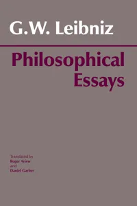 Leibniz: Philosophical Essays_cover