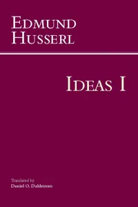 Ideas for a Pure Phenomenology and Phenomenological Philosophy_cover