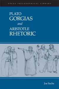 Gorgias and Rhetoric_cover
