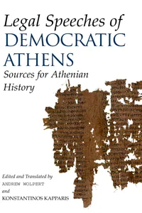 Legal Speeches of Democratic Athens_cover
