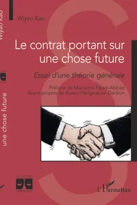 Le contrat portant sur une chose future_cover