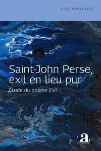 Saint-John Perse, exil en lieu pur_cover