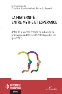 La fraternité : entre mythe et espérance_cover