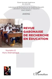 Revue Gabonaise de recherche en éducation_cover