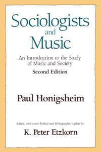 Sociologists and Music_cover