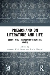Premchand on Literature and Life_cover