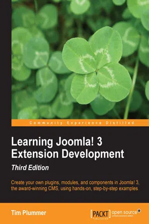 Learning Joomla! 3 Extension Development-Third Edition