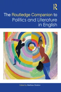 The Routledge Companion to Politics and Literature in English_cover