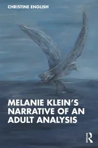 Melanie Klein's Narrative of an Adult Analysis_cover