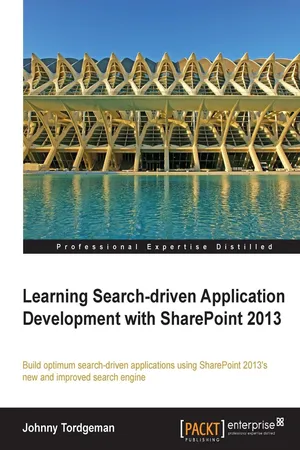 Learning Search-driven Application Development with SharePoint 2013