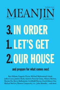 Meanjin Vol 82, No 1_cover