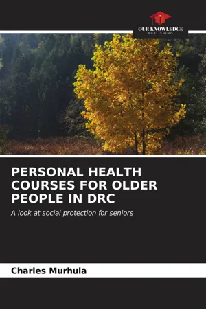 PERSONAL HEALTH COURSES FOR OLDER PEOPLE IN DRC