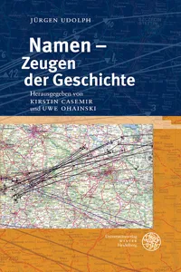 Namen – Zeugen der Geschichte_cover