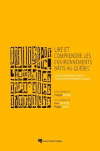 Lire et comprendre les environnements bâtis au Québec_cover