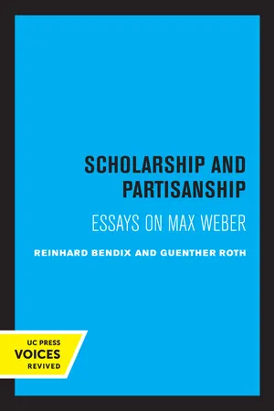 Book cover image for: Scholarship and Partisanship