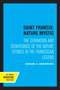 Saint Francis: Nature Mystic_cover