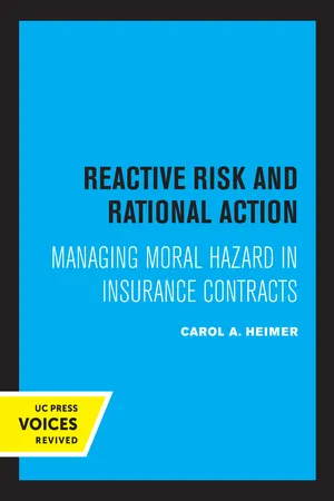 Book cover image for: Reactive Risk and Rational Action