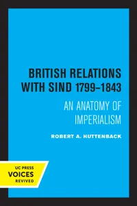 British Relations with Sind 1799 - 1843_cover