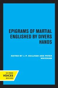 Epigrams of Martial Englished by Divers Hands_cover