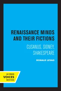 Renaissance Minds and Their Fictions_cover